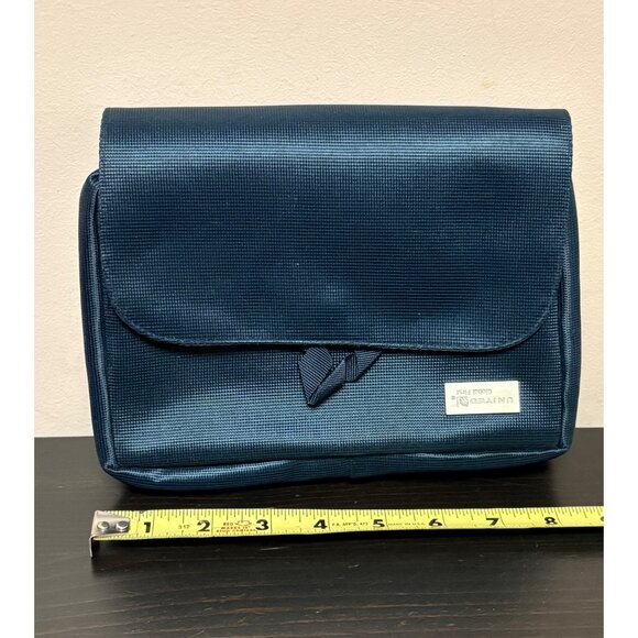 United Airlines Global First Class Blue Travel Toiletry Travel Bag Case Pouch - Picture 2 of 5